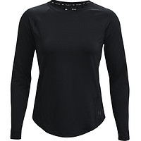 安德玛 官方奥莱UA RUSH女士透气舒适跑步健身训练运动修身长袖T恤