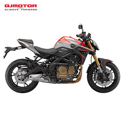 qjmotor钱江摩托qjmotor追600国潮机车大排量四缸摩托元气红太空银