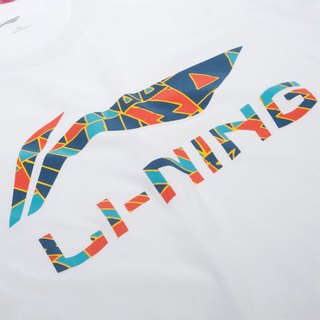 李宁（LI-NING） 短袖t恤男装夏季男子透气舒适棉质圆领运动T恤衫 基础白655-2 M/170(100-120斤)
