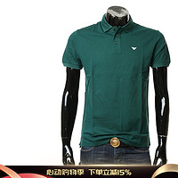 ARMANI/阿玛尼 EA 男士鹰标修身时尚短袖POLO衫 8N1FQ2 1JTKZ 绿色 524 3XL