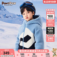 Paw in Paw PawinPaw卡通小熊童装20男童连帽羽绒服儿童仿羊羔毛 Blue蓝色/50 120