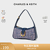 CHARLES & KEITH CHARLES＆KEITH CK2-20270913腋下包马蹄扣饰Gabine法棍包女