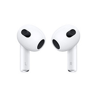 Apple 苹果 AirPods 3 MagSafe充电盒版 半入耳式真无线蓝牙耳机 白色