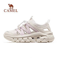 CAMEL 骆驼 女鞋春季新款透气运动老爹凉鞋女镂空户外厚底耐磨休闲鞋