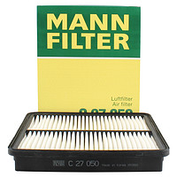 曼牌滤清器 曼牌(MANNFILTER)空气滤清器/空气滤芯/空滤C27050(现代ix35 2.0L/2.4L/索纳塔2.0L/2.4L/K5）