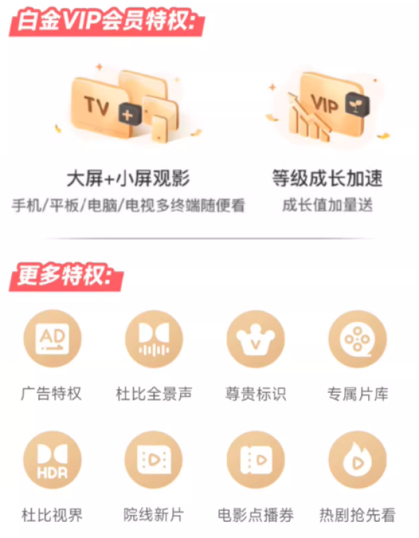 iQIYI 爱奇艺 白金vip会员年卡 12个月