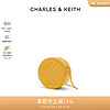 CHARLES & KEITH CHARLES＆KEITH圆饼包CK2-80680915女士经典菱格斜挎链条单肩包