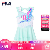 FILA 斐乐 童装儿童夏季中大童连体防晒泳装