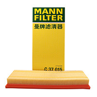 曼牌滤清器 曼牌（MANNFILTER）空气滤清器空气滤芯空滤C37015适配理想L9 L8 L7 1.5T