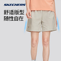 88VIP：SKECHERS 斯凯奇 2024夏季新品女款运动短裤梭织吸湿速干舒爽凉感