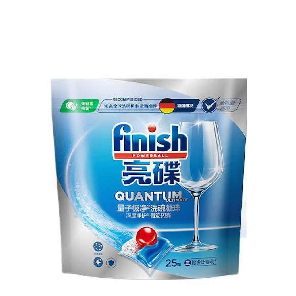 finish 亮碟 洗碗机专用量子极净洗碗凝珠