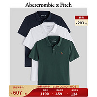 Abercrombie & Fitch 3件装小麋鹿通勤短袖polo衫 KI124-4014