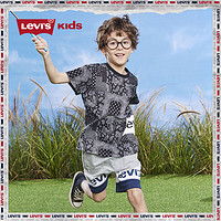 Levi's 李维斯 Levis李维斯童装男童短袖t恤夏季2023新款儿童半袖腰果花潮流上衣