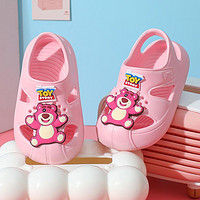 Disney 迪士尼 草莓熊儿童洞洞鞋沙滩鞋凉鞋夏季两穿童鞋