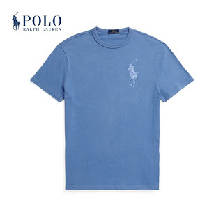 Polo Ralph Lauren 拉夫劳伦 男装 24年春经典版棉Big PonyT恤RL18264 400-蓝色 S