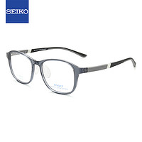 SEIKO 精工 ASSET系列[免费配镜]儿童眼镜框架AK0094 GR+蔡司小乐圆1.59镜片