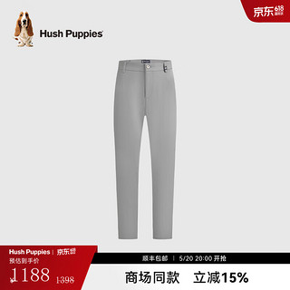 Hush Puppies暇步士男装夏季轻盈弹力日常休闲裤 软木色 30