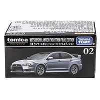 TAKARA TOMY 多美 卡合金小汽车模型儿童玩具黑盒旗舰TP02三菱蓝瑟跑车298168