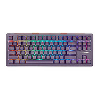 31日20点：Hyeku 黑峡谷 Q3pro 三模机械键盘 87键 BOX红轴 灯带版