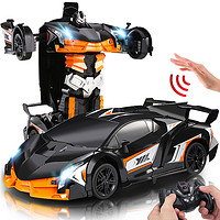 JJR/C 手势感应变形遥控汽车金刚机器人儿童漂移赛车电动玩具男孩61礼物