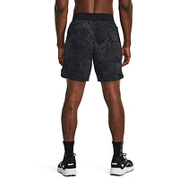 安德玛 官方UA Rock强森 男子裤子跑步健身训练休闲运动梭织短裤