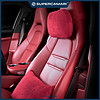 SC | Alcantara汽车运动座椅头枕护颈枕适用于保时捷奔驰极氪001