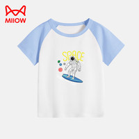 猫人猫人(MiiOW)童装儿童短袖T恤夏款男女童短袖运动速干上衣