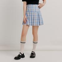 【百褶裙】衣恋半身裙女短裙学院风清新格纹甜美减龄百褶JK裙女