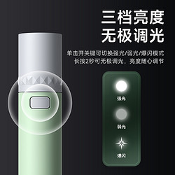 Duration Power 久量 袖珍手电筒LED高亮度伸缩调焦小手电