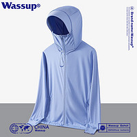 WASSUP EDZEL Wassup Sohot户外冰丝防晒衣男夏季新款防紫外先薄款透气-中兰 3XL