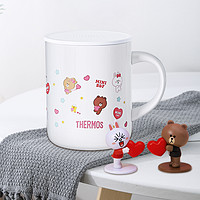 THERMOS 膳魔师 卡通联名LineFriends不锈钢马克杯350ml