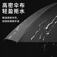 zero rain 零雨 雨伞大号超大男女双人手动反向晴雨两用加大加固学生折叠加厚遮阳