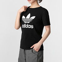 88VIP：adidas 阿迪达斯 三叶草运动上衣短袖T恤时尚舒适新款女装IR9533