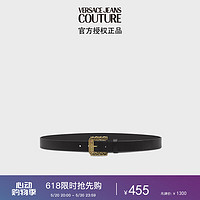 范思哲Versace Jeans Couture男士Couture 1针扣皮带72YA6F02-72006 100（全长122cm）