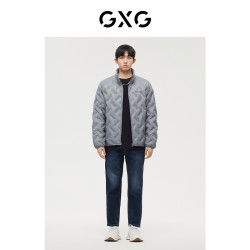 gxg男装商场同款运动周末系列灰色羽绒服2022年冬季新品