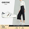 GEOX 杰欧适 女鞋日常休闲简约舒适时尚休闲鞋D351BB 白色/银色C0007 37