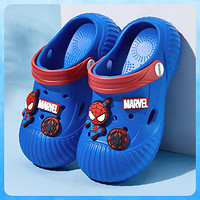 Disney 迪士尼 美国队长男童软底洞洞鞋2024夏款蜘蛛侠拖鞋儿童居家鞋凉鞋