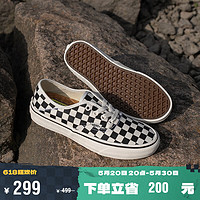 VANS 范斯 官方 Authentic VR3 SF黑白棋盘格轻便冲浪情侣帆布鞋 黑白棋盘格 38