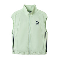 彪马(PUMA)儿童马甲中大童女童夏季吸湿速干潮酷帅气 豆沙绿40001 150cm
