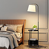 杜君 沙发边几落地灯客厅2023年新款轻奢北欧卧室床头柜置物架一体台灯