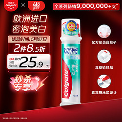 Colgate 高露洁 密泡美白牙膏 100ml