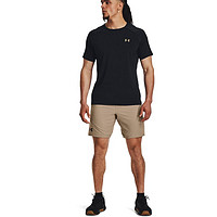 安德玛 官方UA RUSH短袖男子透气跑步健身训练休闲运动修身半袖T恤