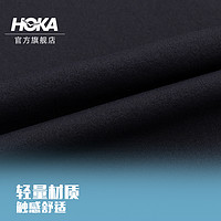 HOKA ONE ONE 新款男女款夏季户外运动短袖T休闲舒适透气短款黑色