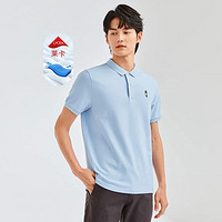 GIORDANO 佐丹奴 猫头鹰刺绣polo男春夏针织弹力珠地布短袖休闲Polo衫男款