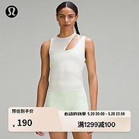 lululemon丨Shoulder Cut-Out 女士瑜伽背心 LW1EHSS 米白色 8