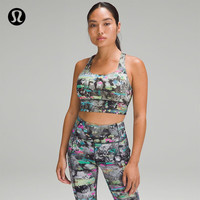 露露乐蒙lululemon 丨Energy™ 女士长款运动内衣 LW2DMBA 漂移油漆涂鸦 M