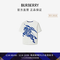 博柏利（BURBERRY）男童 马术骑士徽标棉质 T 恤衫80783261