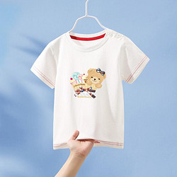 Classic Teddy 精典泰迪 女童短袖T恤宝宝T恤可爱卡通婴幼T恤儿童短袖T恤