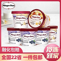 Häagen·Dazs 哈根达斯 冷饮冰淇淋巧克力草莓/香草法国进口雪糕批发包邮