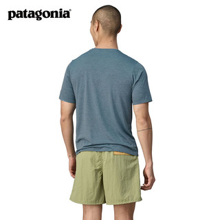  Patagonia/巴塔哥尼亚 男士速干短袖T恤  VKNX-维京蓝 L